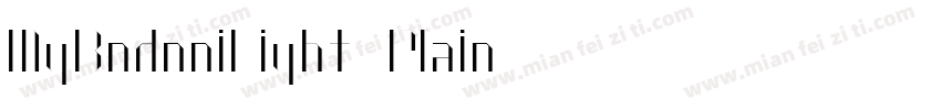 MgBodoniLight Plain字体转换